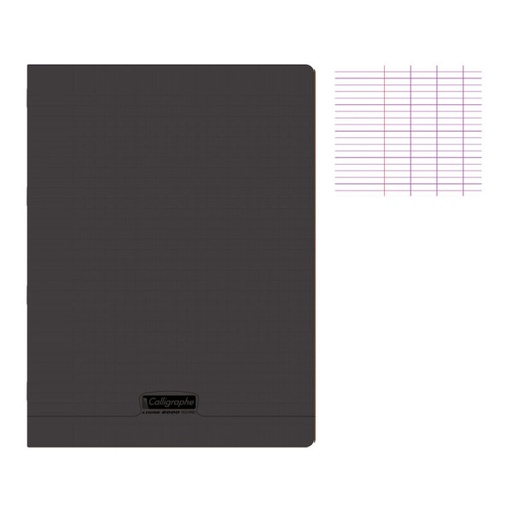 [STO:CAHI-01688] CAHIER 24*32 96P 90G PÖLYPRO CALLIGRAPHE NOIR 18410