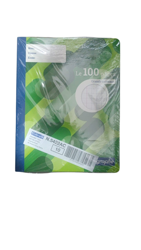 [STO:CAHI-01617] CAHIER 17*22 96P 56Gr CALLIGRAPHE 5422