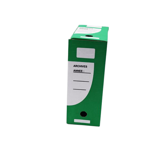 [STO:BOIT-00803] BOITE ARCHIVE DOS DE 10 VERT