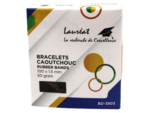 [STO:ELAS-03990] ELASTIQUE DE BUREAU 50G STANDARD LAUREAT