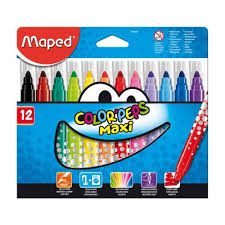[STO:FEUT-04451] FEUTRE 12 CL COLOR PEPS MAXI MAPED A0220109