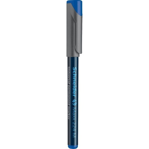 [STO:MARK-06489] MARKER SCHNEIDER PERMANENT MAXX224 POINTE FINE BLEU