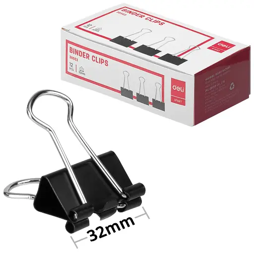 [STO:PINC-07359] PINCE CLIP 32MM DELI  DE38563