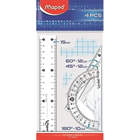 [STO:KIT -05962] KIT DE TRAÇAGE MAPED PULSE MAXI CRISTAL 4PCES 30CM
