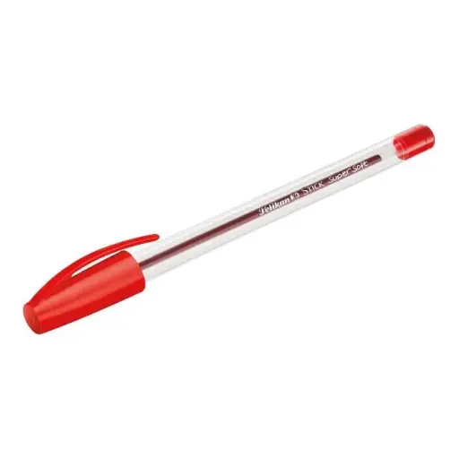 [STO:STYL-09060] STYLO A BILLE PELIKAN SUPER SOFT ROUGE