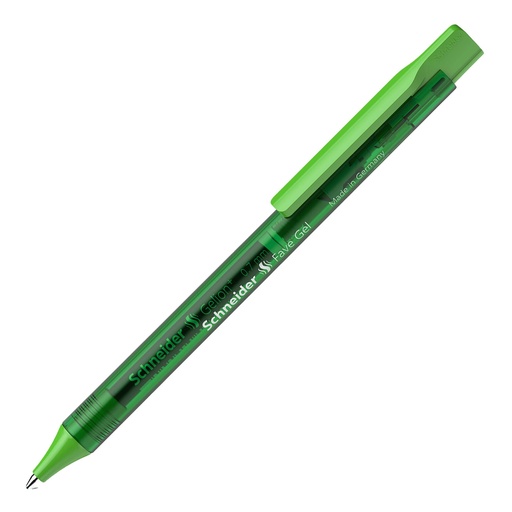 [STO:STYL-09149] STYLO GEL SCHNEIDER FAVE  VERT 0.4mm