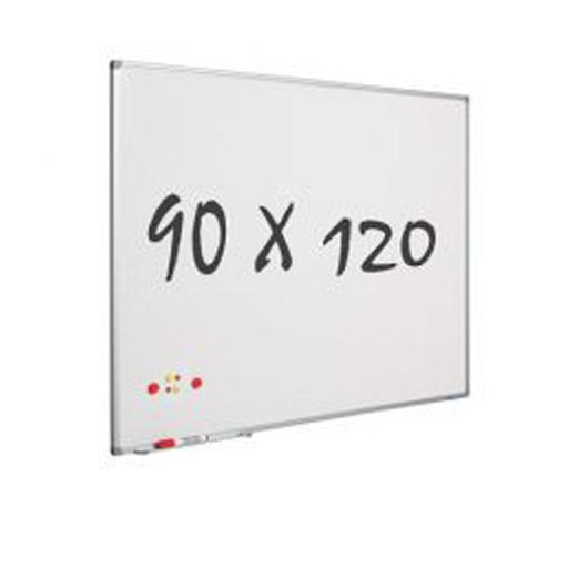 [STO:TABL-09458] TABLEAU BLANC 90*120 DOUBLE FACE VERT- BLANC