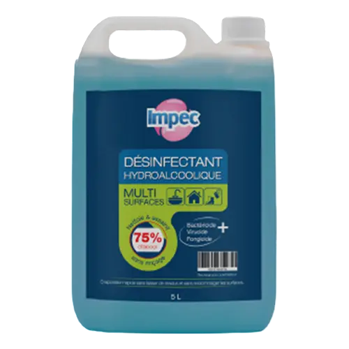 [STO:DESI-03496] DESINFECTANT HYDROALCOOLIQUE IMPEC 75% 5L