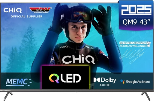 [STO:TELE-09967] TELEVISION 43P CHIQ QLED 43QM9S