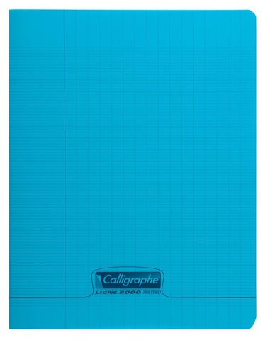 [STO:CAHI-01710] CAHIER A4 192P 90G POLYPRO CALLIGRAPHE BLEU