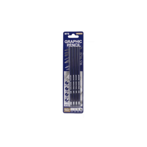 [STO:CRAY-03382] CRAYON GRAPHITE MG PAQUET DE 4 AWP357G2