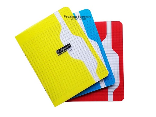 [STO:CAHI-01798] CAHIER CALLIGRAPHE PP 17*22 96P 70G ASSORTIS