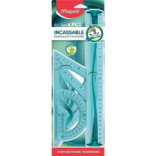 [STO:KIT -05955] KIT DE TRACAGE 4PCES 30CM FLEX MAPED