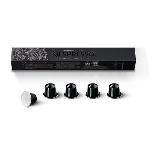[STO:CART-02242] CARTOUCHE CAPSULE NESPRESSO ISPIRAZIONE ITALINA RISTRETTO DECAFFEINATO INTENSITE 10 