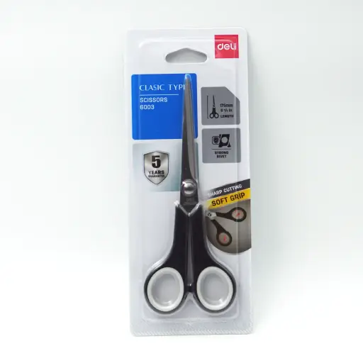 [STO:CISE-11412] CISEAU DELI 175MM 6 4/5 ASSORTIES DE6003